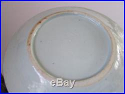 8 pc Antique 1830 Asian Chinese CANTON Blue White Export Porcelain Plates AS IS