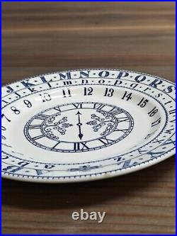 ADAMS ABC Nursery Ware Plate Blue White English Ironstone Collectible 7 Inches