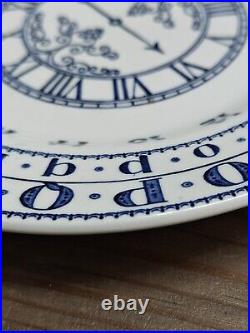 ADAMS ABC Nursery Ware Plate Blue White English Ironstone Collectible 7 Inches