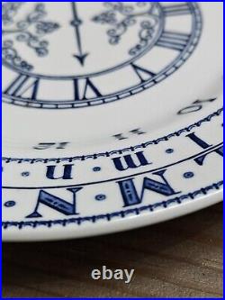 ADAMS ABC Nursery Ware Plate Blue White English Ironstone Collectible 7 Inches