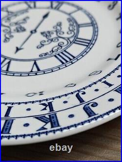 ADAMS ABC Nursery Ware Plate Blue White English Ironstone Collectible 7 Inches