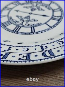 ADAMS ABC Nursery Ware Plate Blue White English Ironstone Collectible 7 Inches