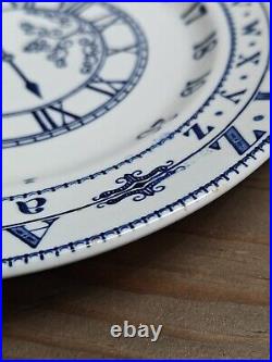 ADAMS ABC Nursery Ware Plate Blue White English Ironstone Collectible 7 Inches