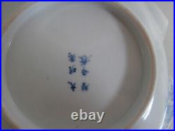 ANTIQUE JAPANESE ARITA BLUE AND WHITE POTTERY FISH SHAPED PLATE c. 1850-1870 RARE