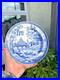 ANTIQUE c1818-20 SPODE ROME RIVER TIBER PATTERN BLUE & WHITE PEARLWARE PLATE