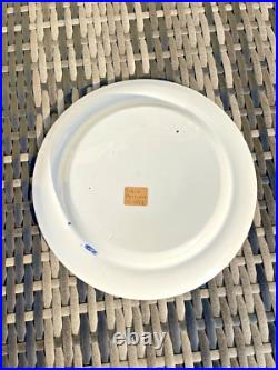 ANTIQUE c1818-20 SPODE ROME RIVER TIBER PATTERN BLUE & WHITE PEARLWARE PLATE