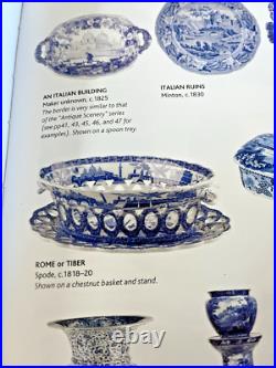 ANTIQUE c1818-20 SPODE ROME RIVER TIBER PATTERN BLUE & WHITE PEARLWARE PLATE