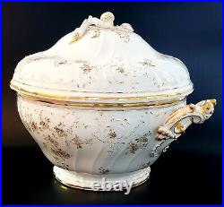 A Beautiful Rare Haas & Czjzek Schlaggenwald Bohemia Art Nouveau Soup Tureen