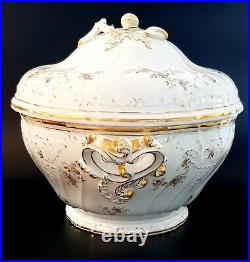 A Beautiful Rare Haas & Czjzek Schlaggenwald Bohemia Art Nouveau Soup Tureen