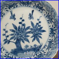 A Chinese 18th C Blue and White Kangxi Period Plate 15cm Diameter