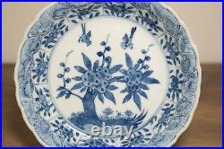 A Chinese 18th C Blue and White Kangxi Period Plate 15cm Diameter