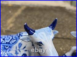 A Lovely Pair Of Dutch Delft Cows