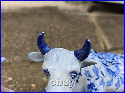 A Lovely Pair Of Dutch Delft Cows