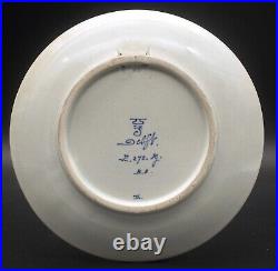 A PERFECT Porceleyne Fles blue & white Delft plate van Speijk 1831 Antwerp