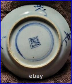 A Pair of Chinese Blue & White Plates