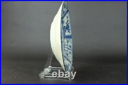 A japanese Arita blue & white V. O. C. Dish edo period 17th C ca 1680