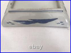 A pair of Japanese Late Edo Imari Blue and White Plates/Trays 20.2 cm wide