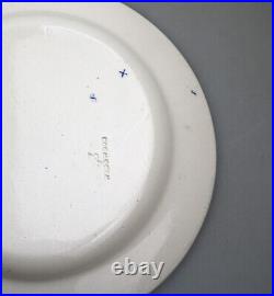 A scarce Wedgwood antique pottery Bamboo B&W Transferware Plate 3 Mid 19thC