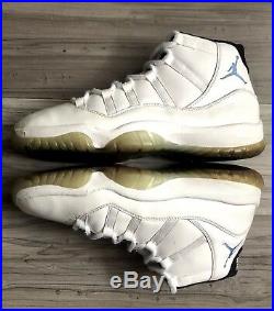 Air Jordan 11 XI Retro Legend Columbia-blue/white/black (378037-117) Mens 10.5