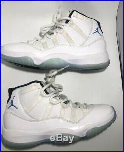 Air Jordan XI 11 Retro Columbia Legend Blue White Shoes Mens Size 8 378037-117