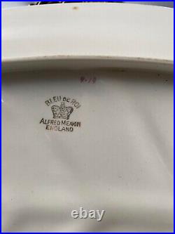 Alfred Meakin Bleu de Roi Plate Large Serving Platter Dish Vintage 1940s