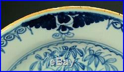 ^ Antique 1700's DELFT Dutch Blue & White Faience Chinoiserie Plate, Orientalist