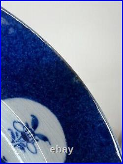 Antique 18thC BOW Blue & White Plate c. 1760 18cm