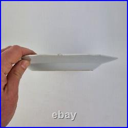 Antique 18thC Chinese Octagonal Blue And White Plate Painted With Landscape #7