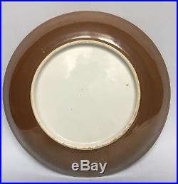 Antique 18th C Chinese Export Blue & White Batavia Porcelain Dish Plate 21 cm