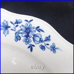 Antique 18th Century Belgium Tournai Porcelain Plate Ronda Pattern Blue & White