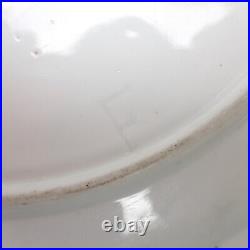 Antique 18th Century Belgium Tournai Porcelain Plate Ronda Pattern Blue & White