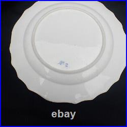 Antique 18th Century Belgium Tournai Porcelain Plate Ronda Pattern Blue & White