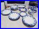 Antique 1920s Empire Ware Savoy E P Co Dinner Plate Flow Blue 10