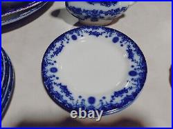 Antique 1920s Empire Ware Savoy E P Co Dinner Plate Flow Blue 10