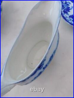 Antique 1920s Empire Ware Savoy E P Co Dinner Plate Flow Blue 10