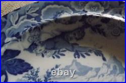 Antique Blue & White Pearlware Soup Plate Cherubs Don Pottery C. 1820