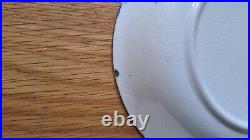 Antique Blue & White Platter, Creamer, 14 Plates, 3 Dip Bowls, 1 Lid Sugar Bowl