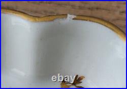 Antique Caughley Blue & Gold Spoon Tray C1785-95