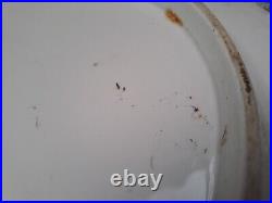 Antique Charles Ford blue & white Flowers, birds & insects meat platter 21.30