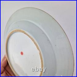 Antique Chinese Blue And White Plate Painted With Birds In A Garden 22.5cm #5