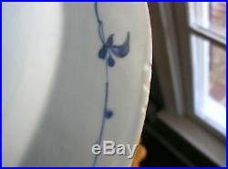 Antique Chinese Blue And White Porcelain Charger