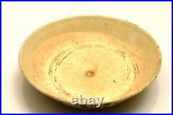 Antique Chinese Blue White Ming Dynasty Soup Plate Bowl Calligraphy Symbole 4
