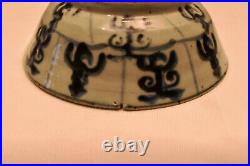 Antique Chinese Blue White Ming Dynasty Soup Plate Bowl Swatow Zhangzhou Ware26