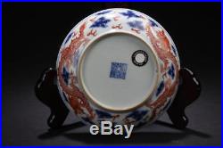 Antique Chinese Blue & White Porcelain Dish