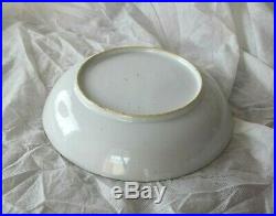 Antique Chinese Blue & white Porcelain Plate Dish Bowl x 2 Kangxi 1662 1722