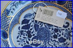 Antique Chinese China Plate Ware Porcelain Qianlong Qing Dynasty Blue White 18c