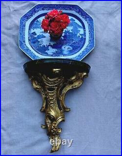 Antique Chinese Export Blue White Porcelain Platter