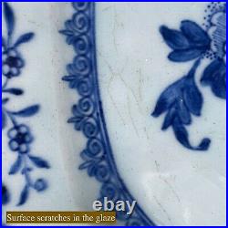 Antique Chinese Export Blue and White Porcelain platter, Qianlong period #863