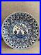 Antique Chinese Kangxi Marked Blue & White 11 Decorative Wall Plate RARE