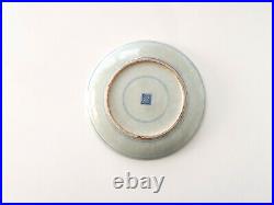 Antique Chinese Ming Blue & White Porcelain Floral Dish Plate